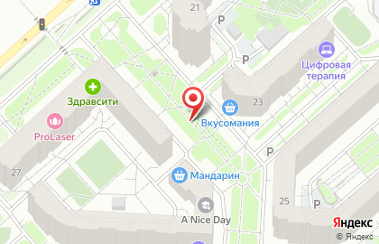 Магазин фруктов и овощей на ул. Алексеева, 23/3 на карте