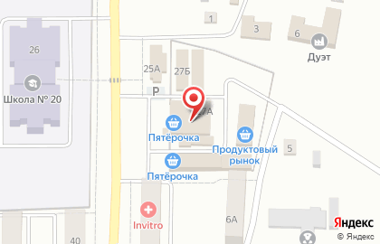 Магазин мясной продукции Ариант на Октябрьской улице на карте