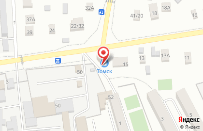 Томск на карте