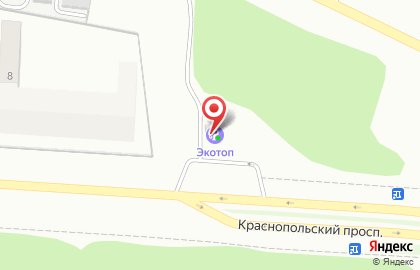 Автомобильная заправочная станция ЭКОтоп на улице Молодогвардейцев на карте