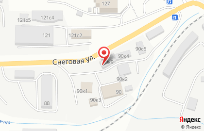 Автомагазин Дальнобойщик в Первореченском районе на карте