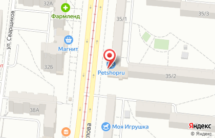 Супермаркет Верный на улице Викулова на карте