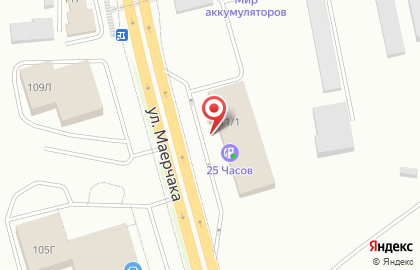 Автомойка 25 часов в Солонцах на карте