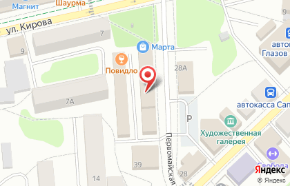 Идеал на Первомайской улице на карте