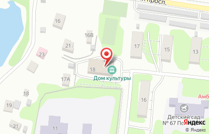 Дом культуры, пос. Шопино на карте