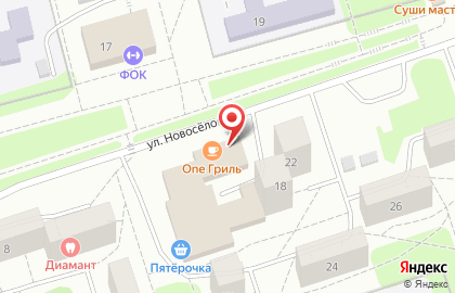 Стоматология Жемчужина на улице Новосёлов на карте