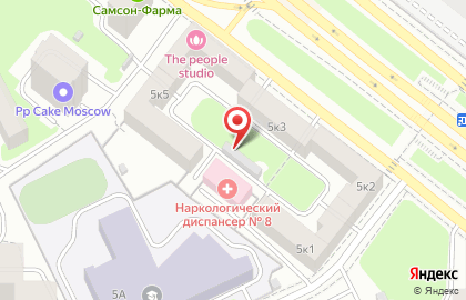 Московский научно-практический центр наркологии / филиал №8 на карте
