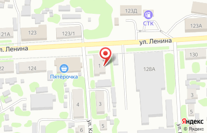 Супермаркет Пятёрочка в Рязани на карте