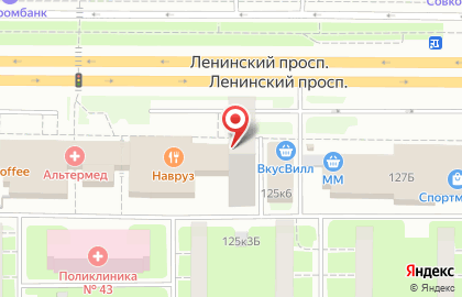 Ортопедический салон ОРТЕКА Ленинский проспект на карте