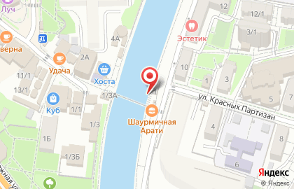 Фреш-бар в Хостинском районе на карте