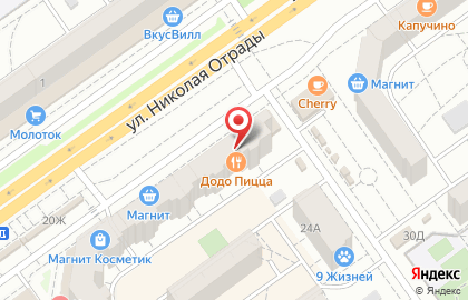 Волгоградский филиал Банкомат, ЮниКредит Банк в Тракторозаводском районе на карте