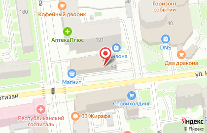 Евростандарт на улице Красных Партизан на карте