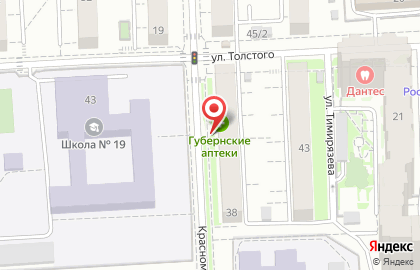 Зоомагазин Губернские аптеки на Красномосковской улице на карте