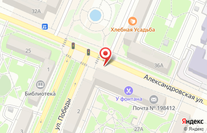Парикмахерская в Санкт-Петербурге на карте