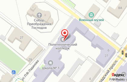 Балтийский Банк на Крепостной улице на карте