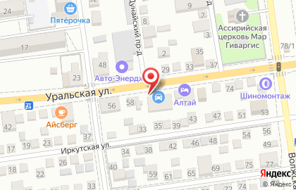 Автосервис Zabrodin Group на Уральской улице на карте