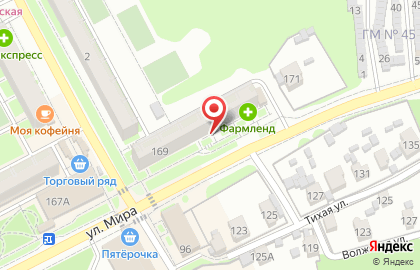 Стройпроект на улице Мира на карте