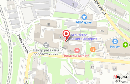 Оценочная компания Транс-Авто-ДВ в Фрунзенском районе на карте