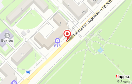 ЗАО Банкомат, Банк ВТБ 24 на Новомытищинском проспекте на карте