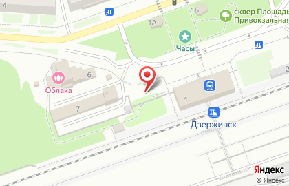 Растяпино на Привокзальной площади на карте