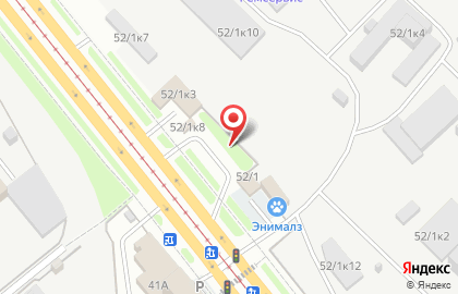 Шиномонтажная мастерская на Трикотажной улице на карте
