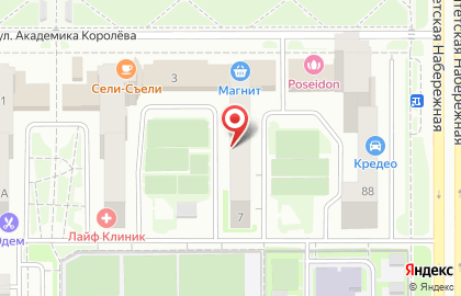 Лингвистический клуб Парадигма на улице Академика Королёва на карте