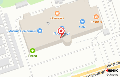 Банкомат Запсибкомбанк на Интернациональной улице, 73 на карте