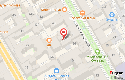 Ателье в Санкт-Петербурге на карте