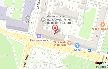 Тверской филиал Банкомат, Среднерусский банк Сбербанка России на Новоторжской улице на карте