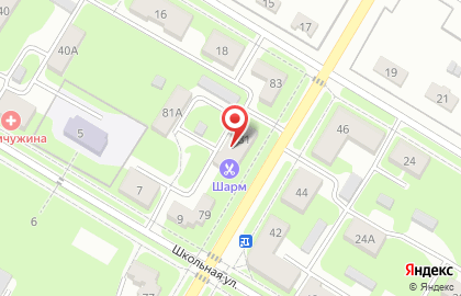 Шарм в Советской Гавани на карте