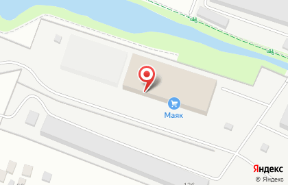 Гипермаркет низких цен Маяк на улице Пугачева на карте