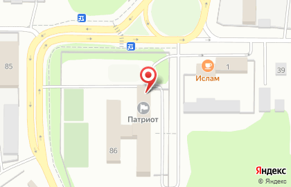 Общественный пункт охраны правопорядка на Центральной улице в Нижнекамске на карте