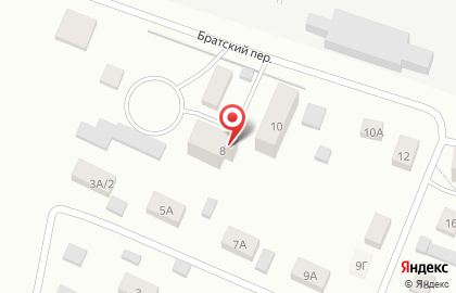 Дирекция городской инфраструктуры г. Братска в Братском переулке на карте