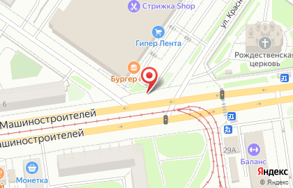 Киоск по продаже фруктов и овощей в Орджоникидзевском районе на карте