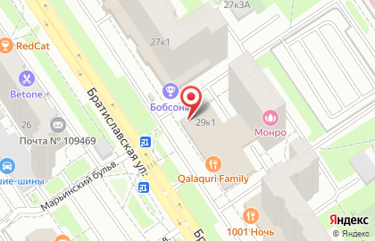 Кафе Шашлычная №1 на Братиславской улице на карте