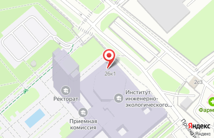 Научно-исследовательские институты ЭМ на Ярославском шоссе на карте