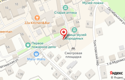 Магазин антиквариата на Георгиевской улице на карте