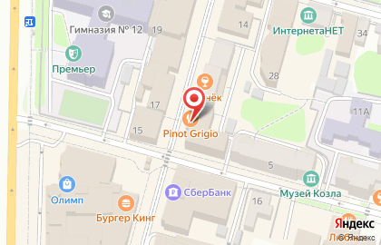Служба доставки пиццы Семёнова А.А. на карте
