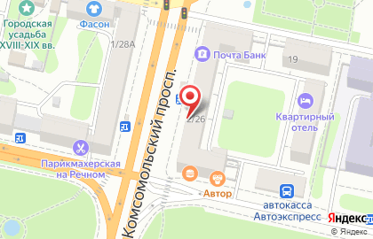 Фирменный магазин белорусской косметики БК на Комсомольском проспекте на карте