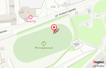 Стадион Юность в Фрунзенском районе на карте