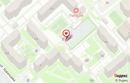 Автостоянка в Красноярске на карте