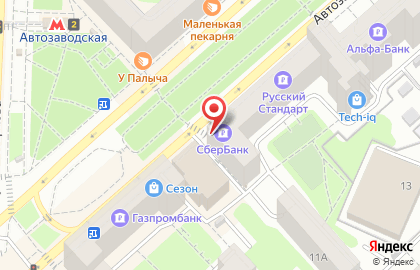 СберБанк на Автозаводской улице на карте