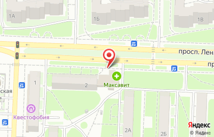 Продуктовый магазин Авокадо на проспекте Ленина на карте
