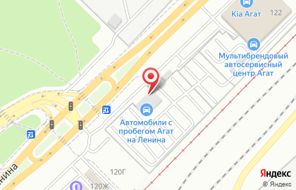 Гипермаркет автомобилей с пробегом АГАТ Профи в Краснооктябрьском районе на карте