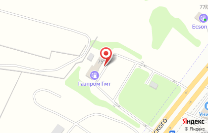СТО Газпром на улице Малиновского на карте