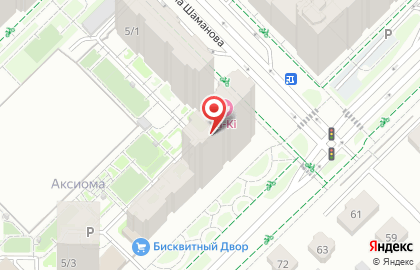 Выездная клининговая компания Порядок 66 на улице Павла Шаманова на карте
