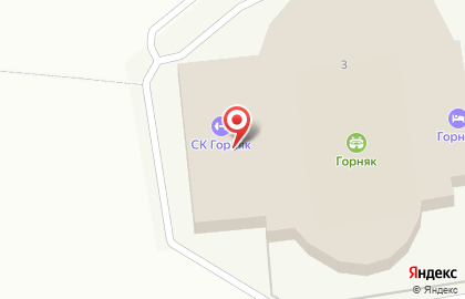 Гостиница Горняк в Спортивном проезде на карте