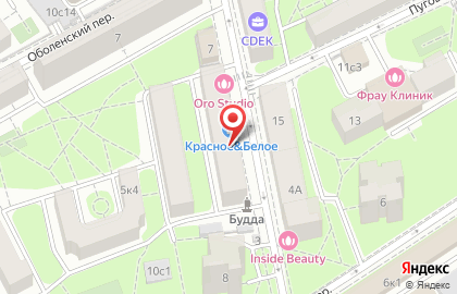Студия красоты ORO в Языковском переулке на карте