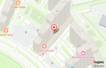 Кафе-бар OBLAKO lounge на улице Валерия Гаврилина на карте