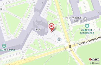 НГУ Институт переподготовки и повышения квалификации на карте